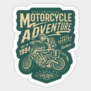 Motorcycle Adventure Sticker